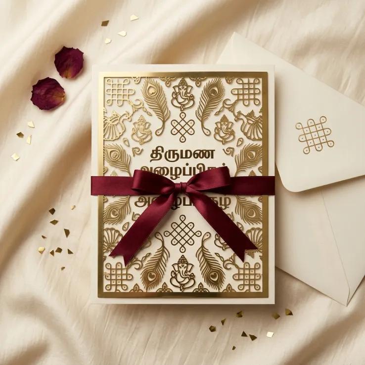 Brass Wedding Invitations