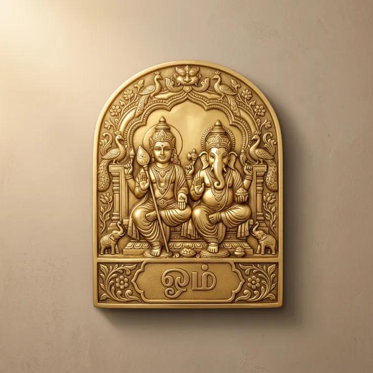 Devotional Brass Plaques